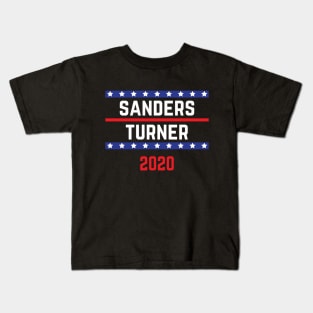 Bernie Sanders 2020 and Nina Turner on the One Ticket Vintage Kids T-Shirt